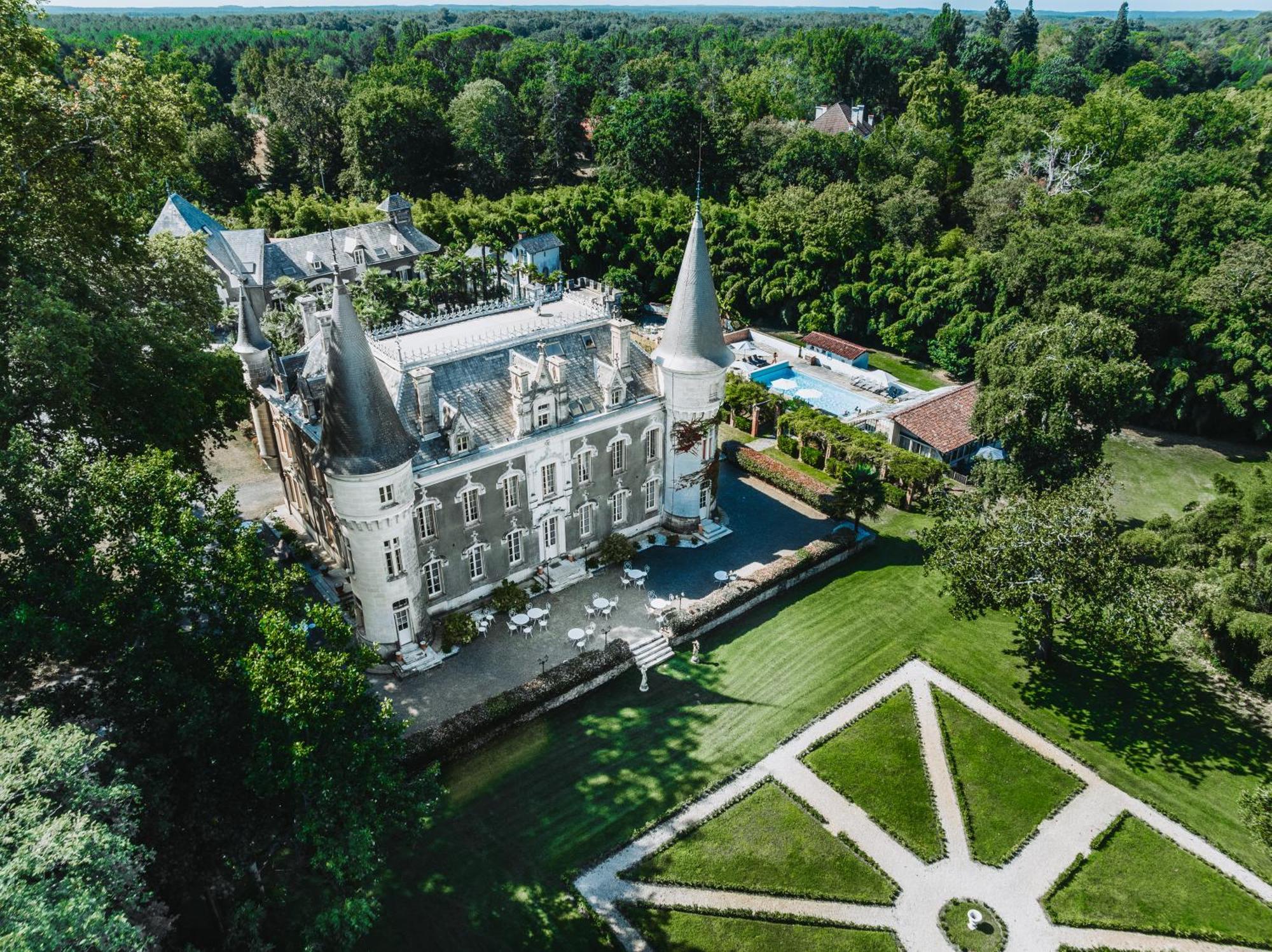 Chateau Belle Epoque - Chambres D'Hotes & Gites Linxe Kültér fotó