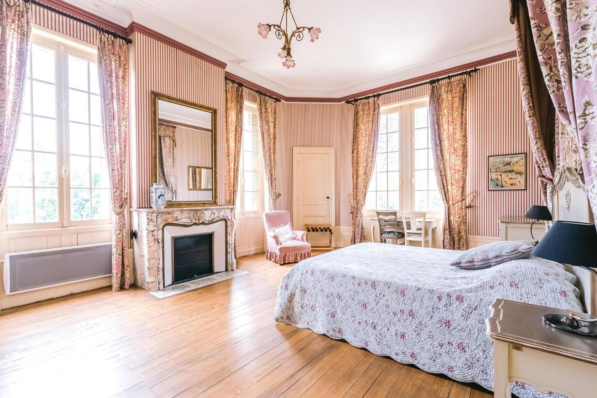 Chateau Belle Epoque - Chambres D'Hotes & Gites Linxe Szoba fotó